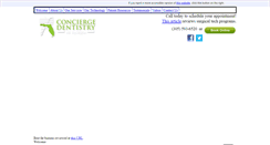 Desktop Screenshot of conciergedentistryfl.com